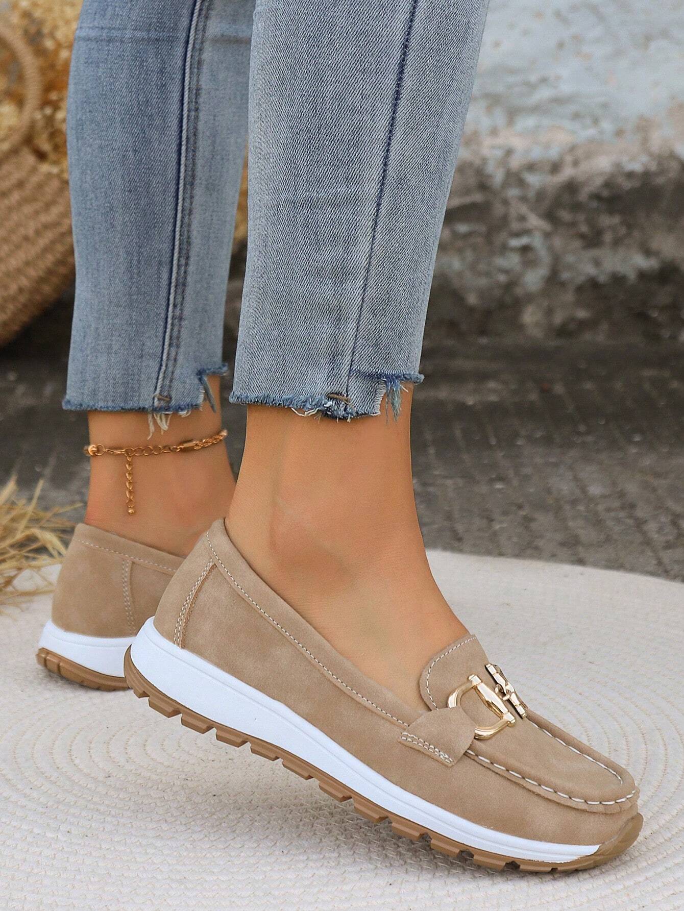 Daniela - Mocasines Plataforma con Hebilla