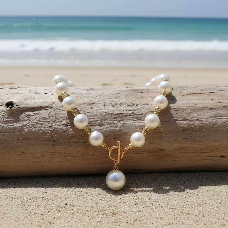 Set de Collares de Perlas Chunky