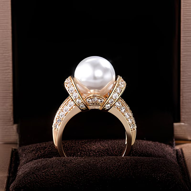 Anillo con Perla de la Corona