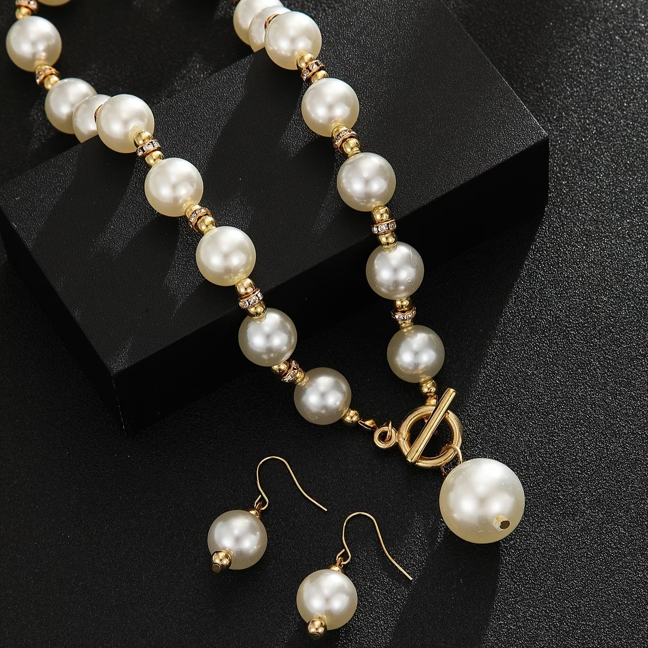 Set de Collares de Perlas Chunky
