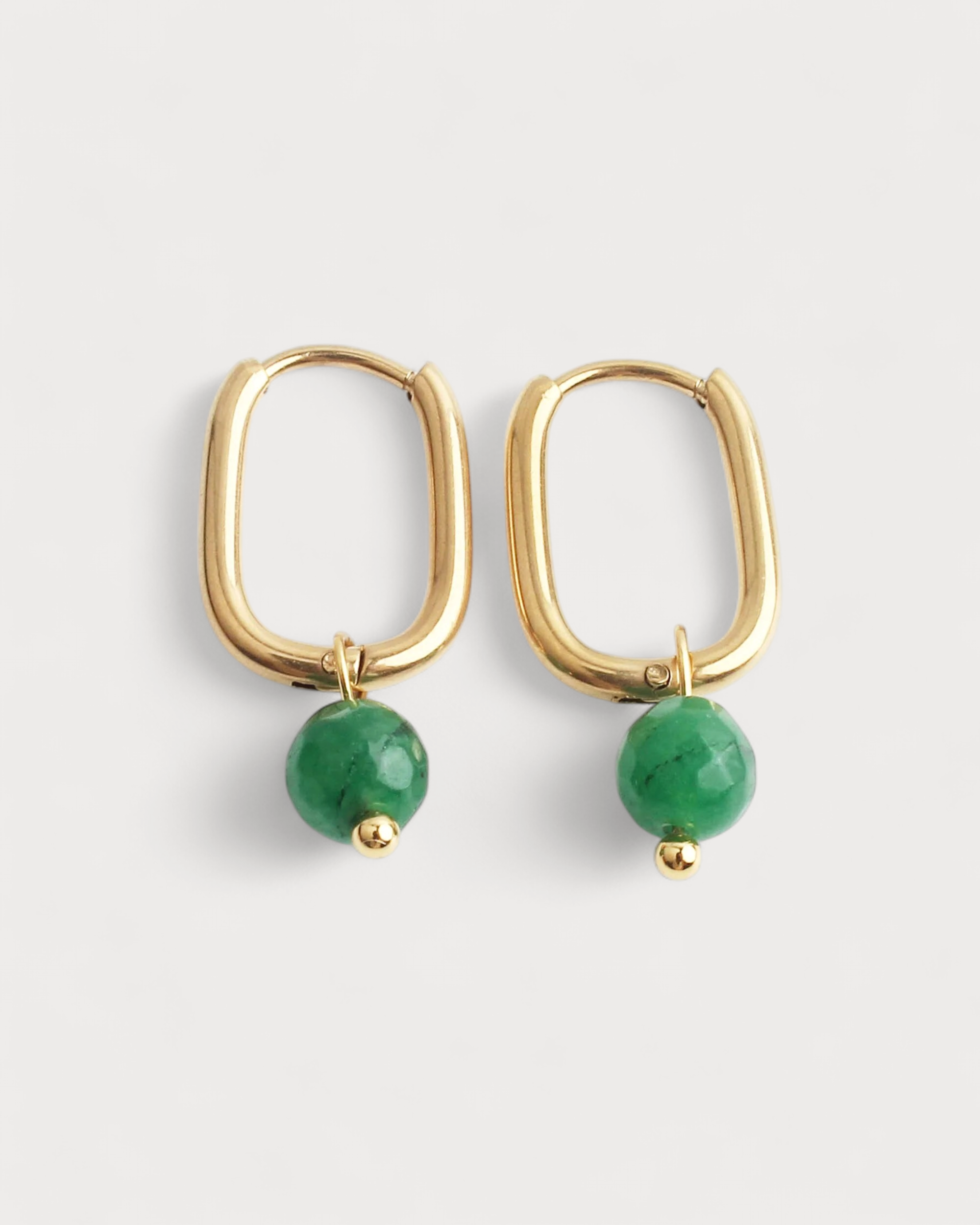 Zuzy - Pendientes - Piedra natural - Acero inoxidable