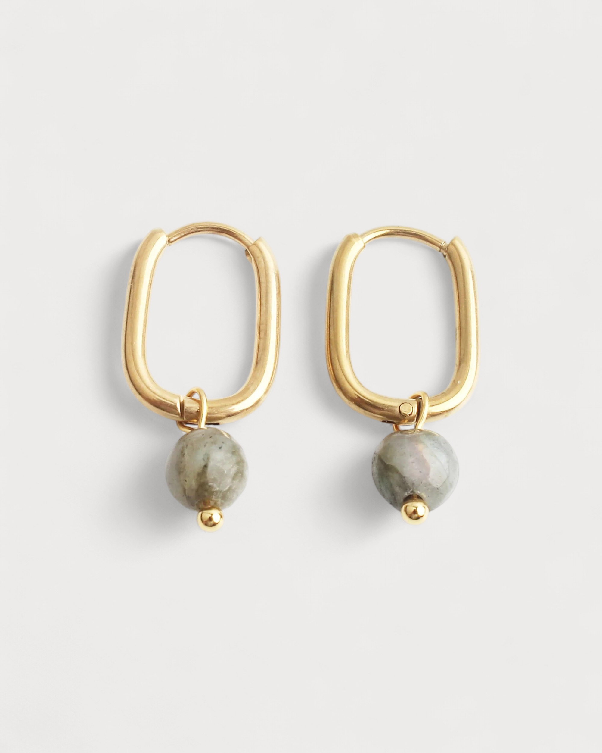 Zuzy - Pendientes - Piedra natural - Acero inoxidable
