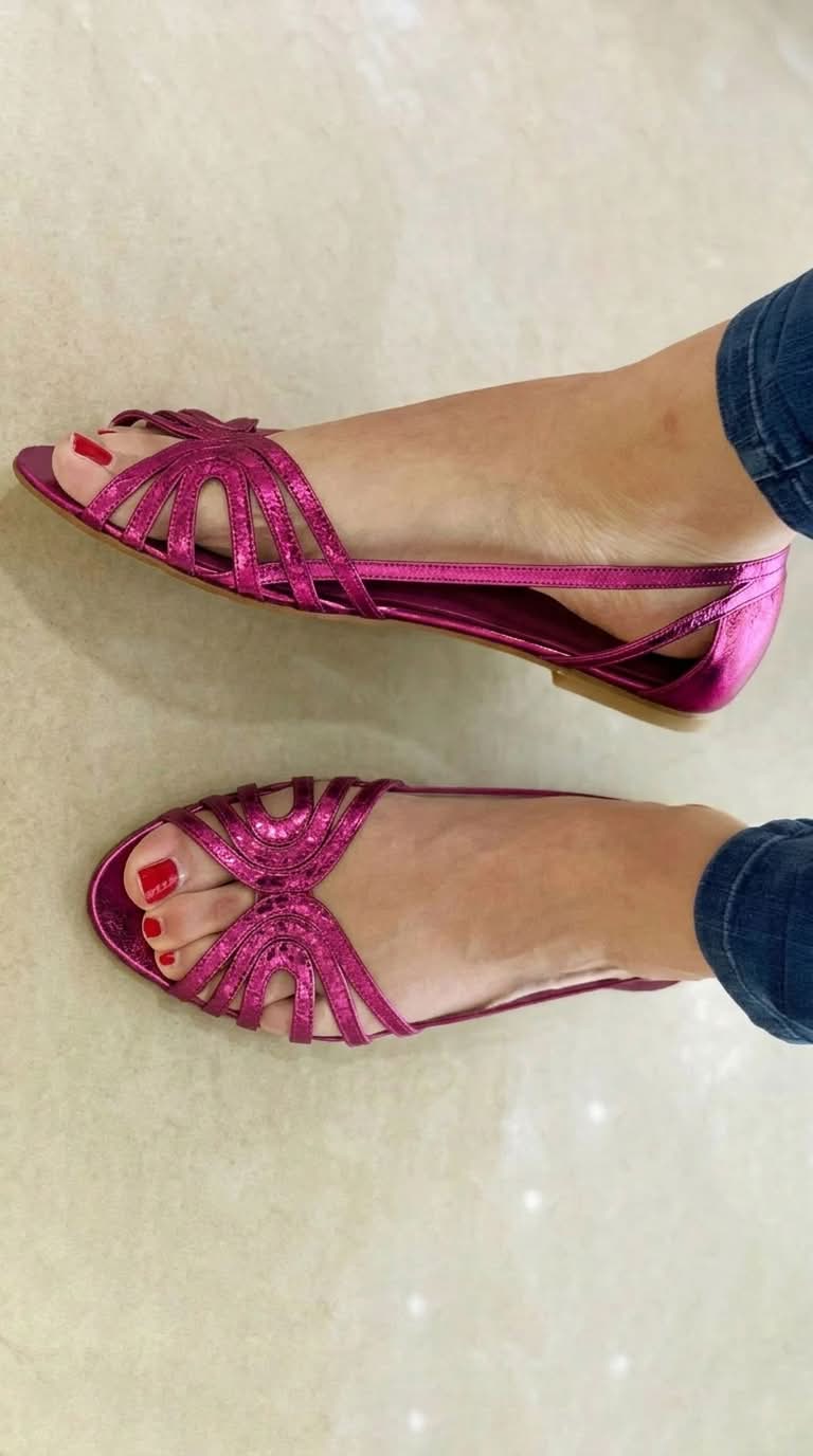 Eleonora | Sandalias Doradas Luz de Verano