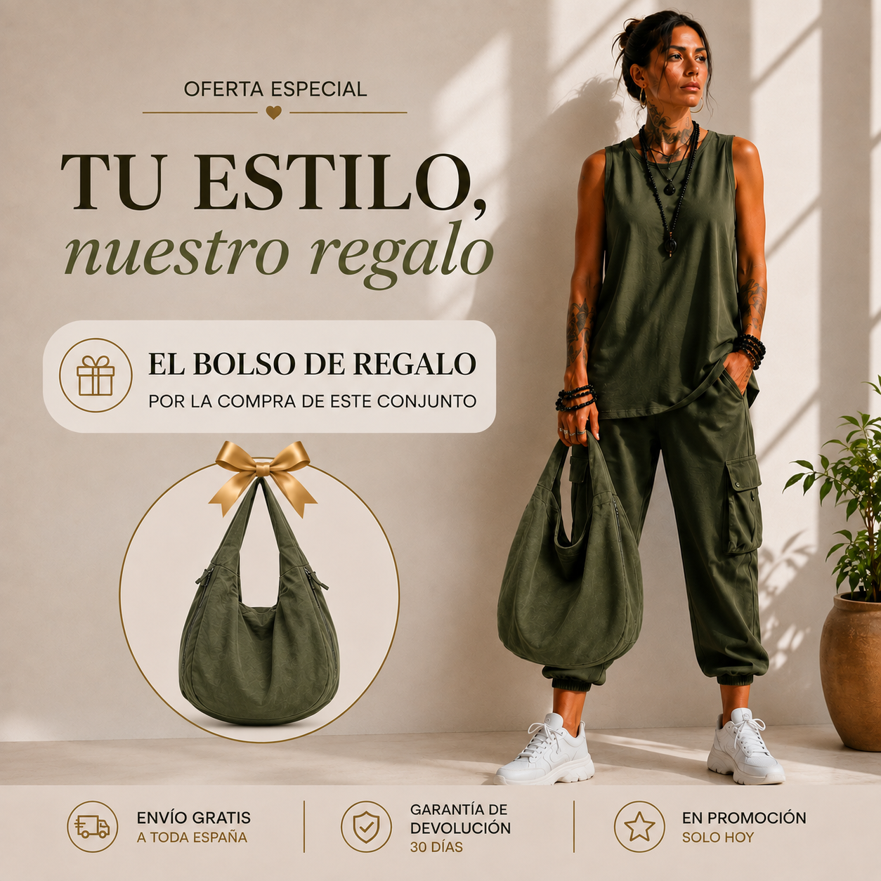 Noelia | Conjunto casual de confort urbano