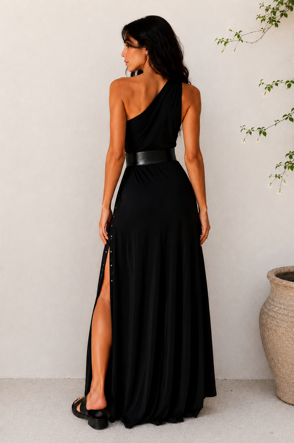 Vestido India | Vestido maxi con apertura