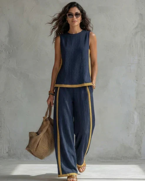 NEREA | Conjunto con ribete en contraste