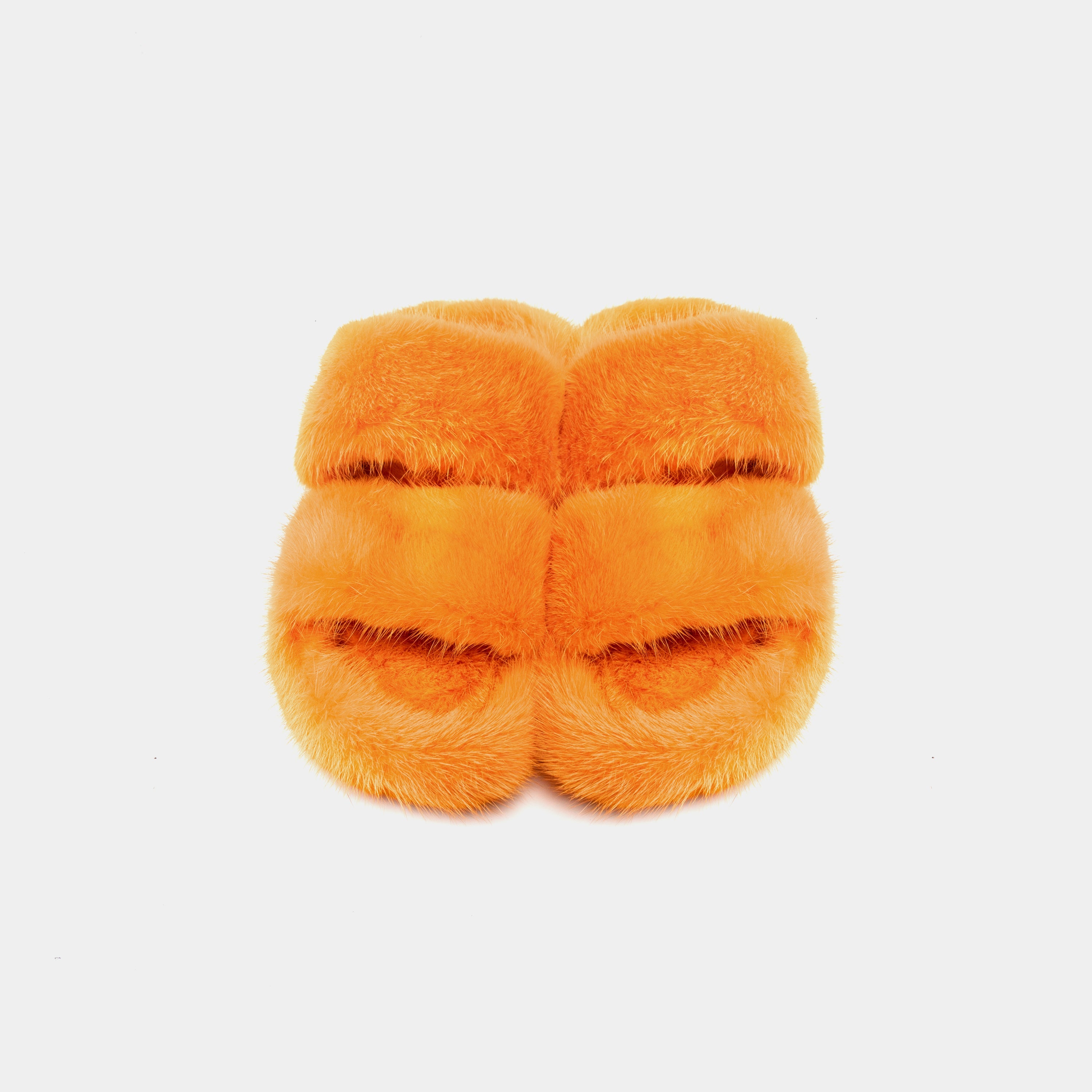 Cortina - Doble Ranura en Visone (naranja)