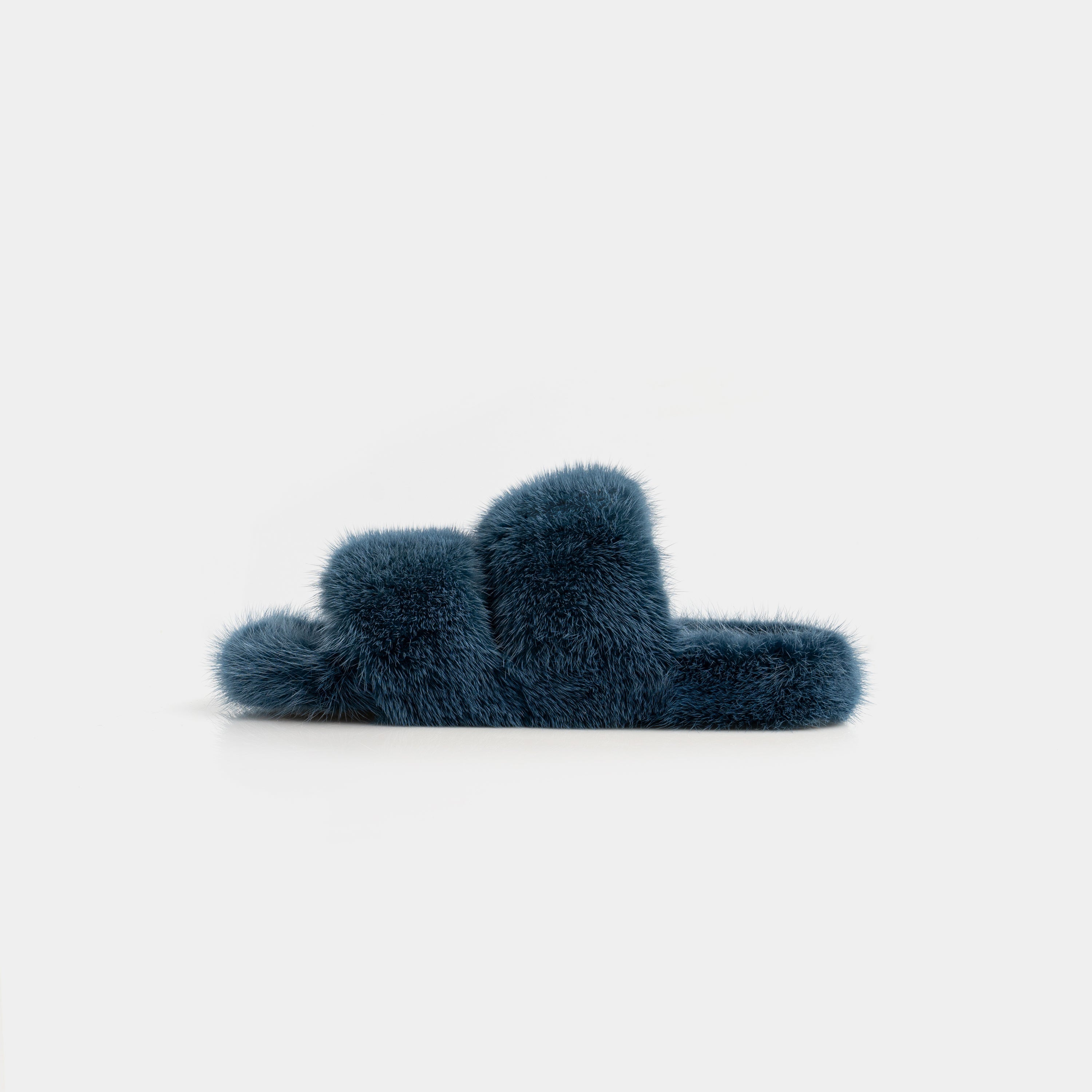 Cortina - Doble cortadora en Visone (Ocean Blue)