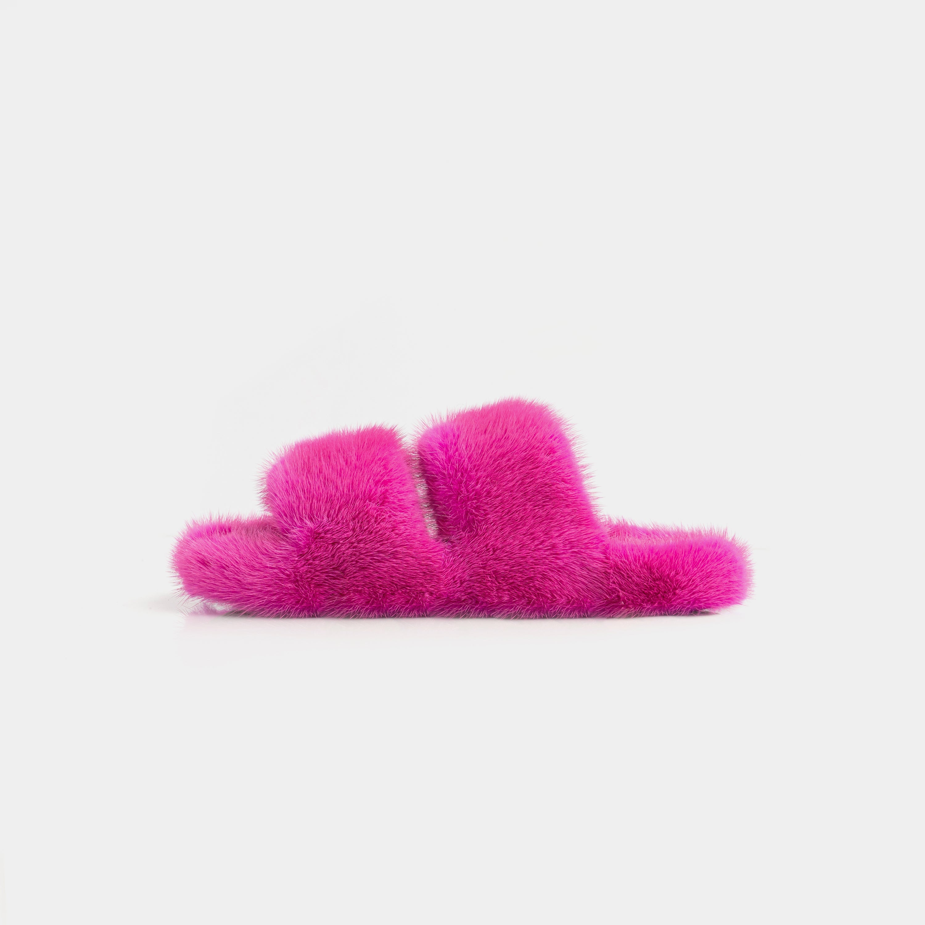 Cortina - Banda doble en Visone (fucsia)