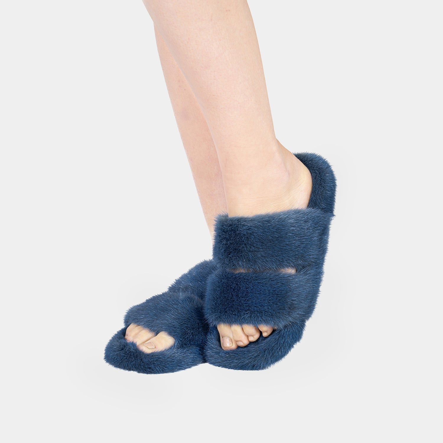 Cortina - Doble cortadora en Visone (Ocean Blue)