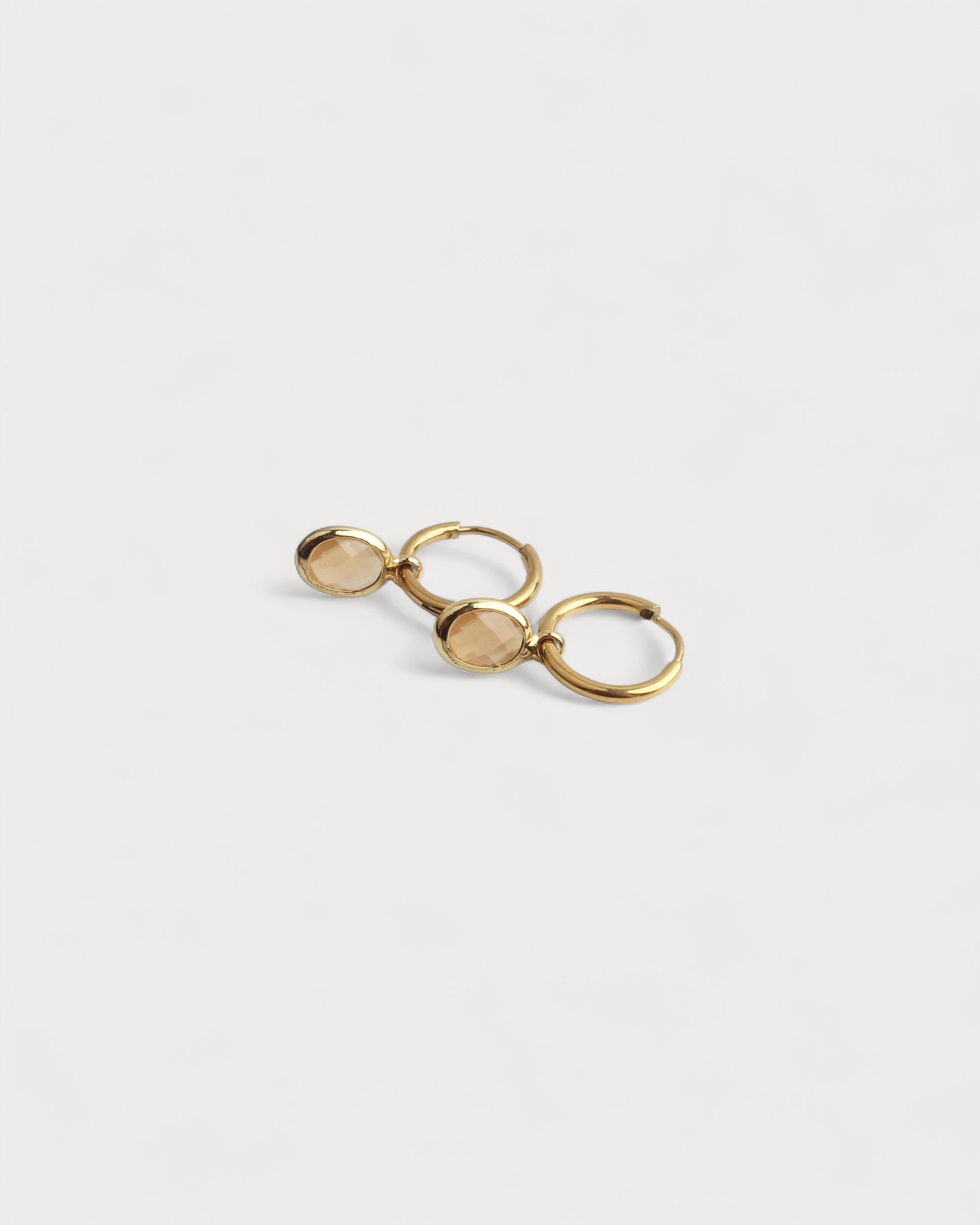 Oval Dana - Pendientes - Acero inoxidable