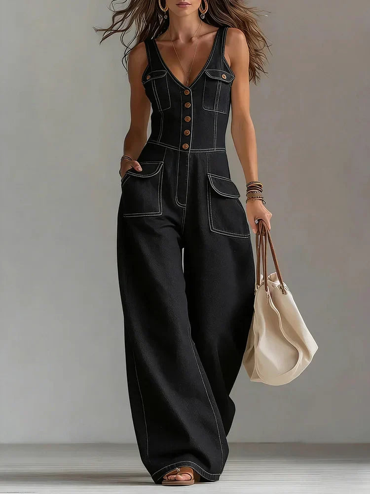Sofía | Mono Denim Relajado