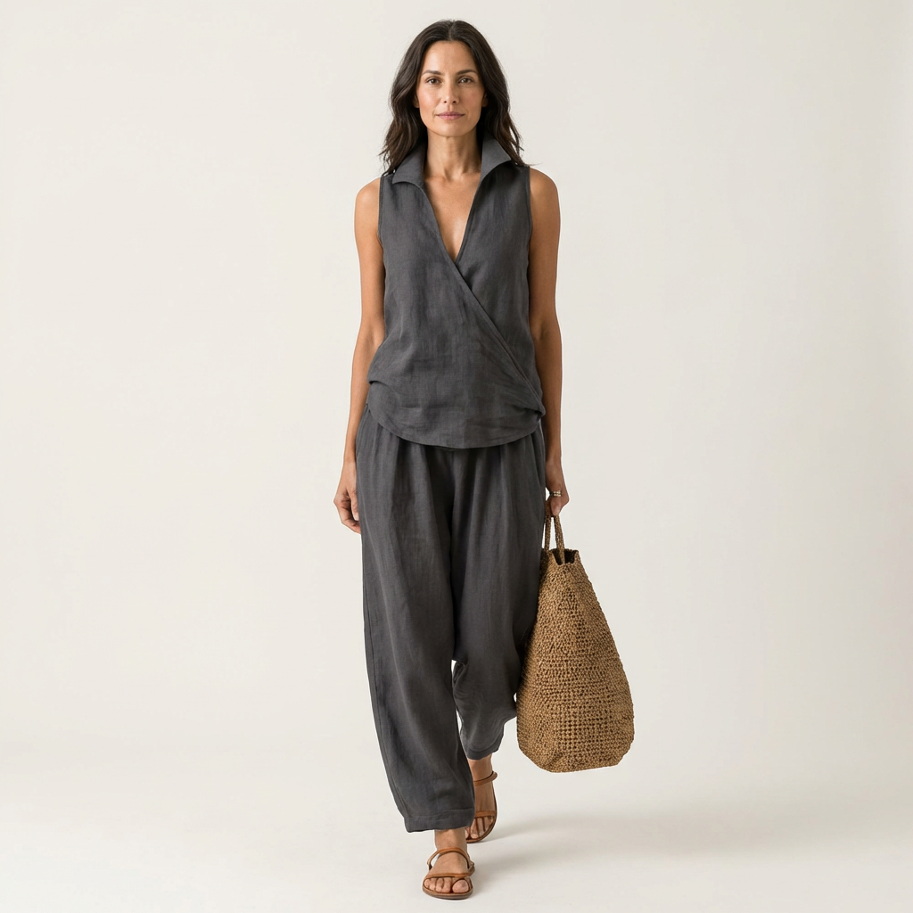Twiila | Conjunto de top cruzado