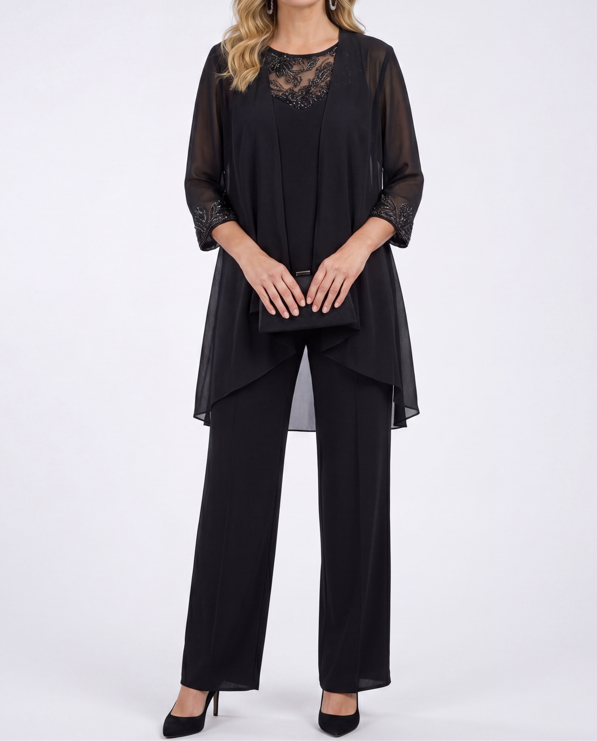 Éléonore | Conjunto Chaqueta Fluida y Pantalón Ancho