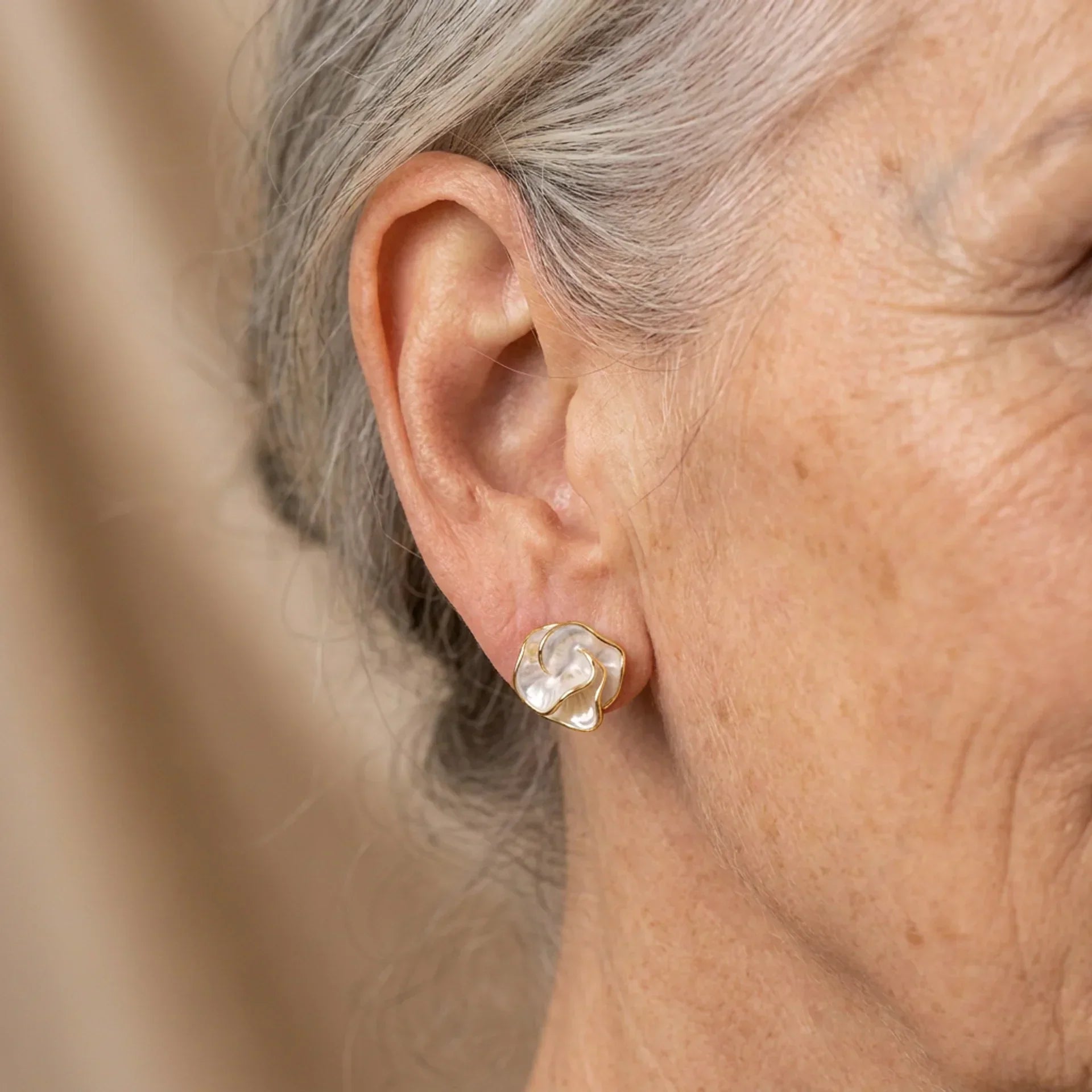 Pendientes de Flor de Perla