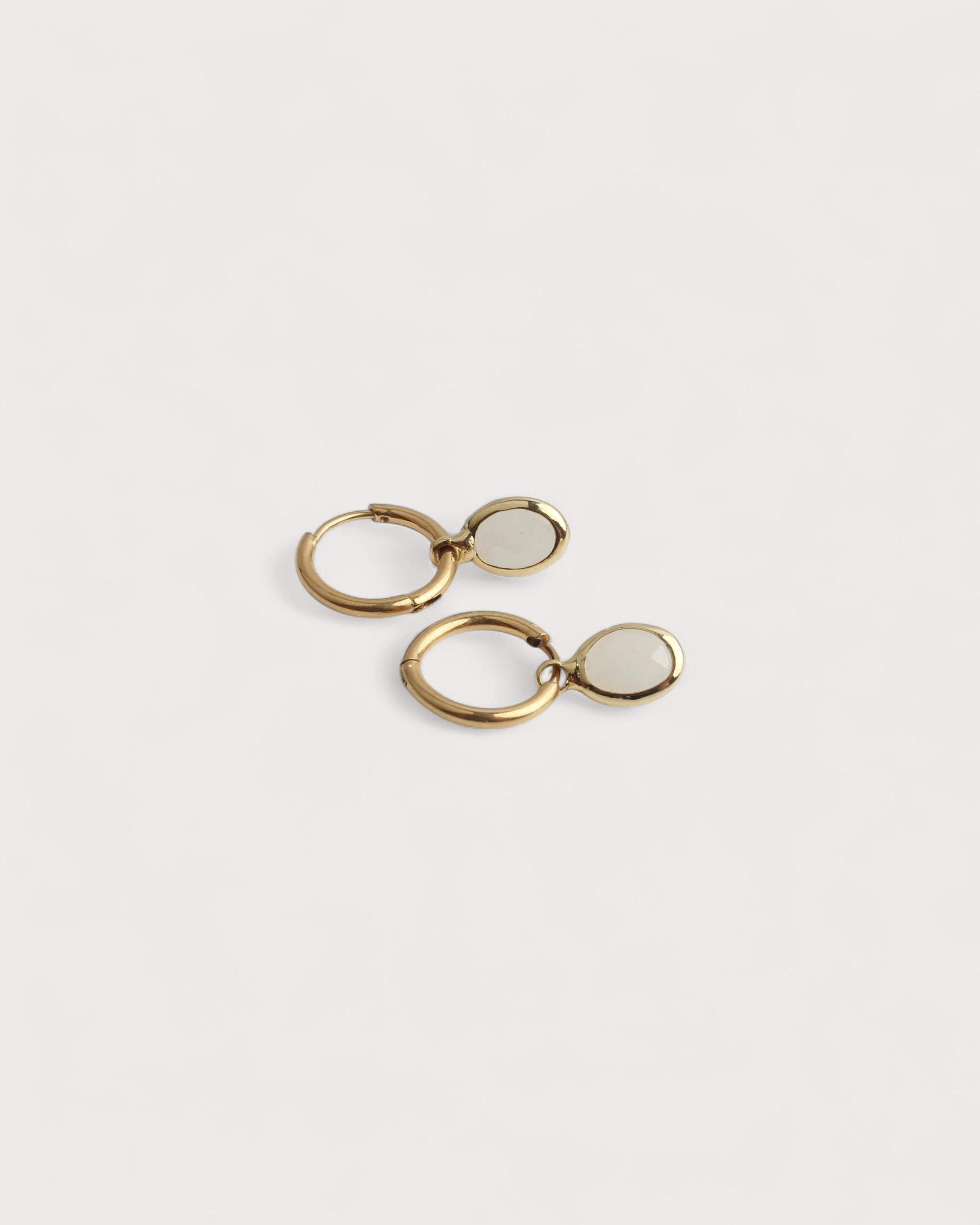 Oval Dana - Pendientes - Acero inoxidable