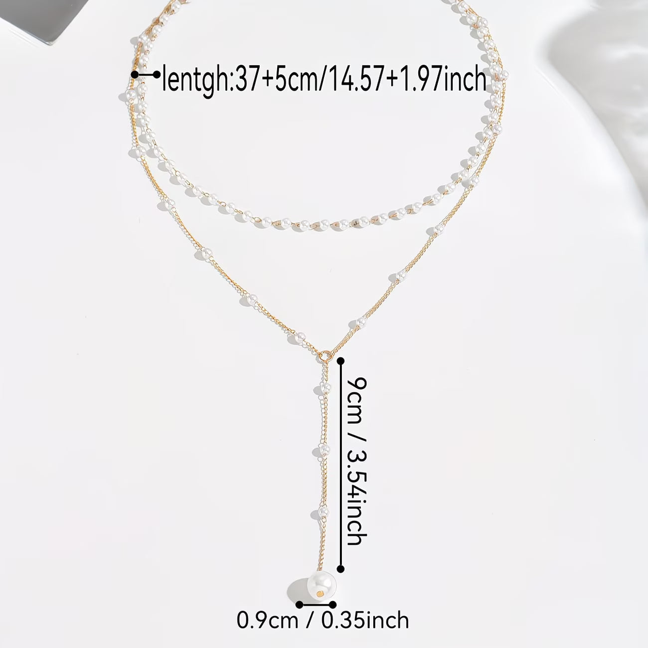 Collar con Perlas Graduadas