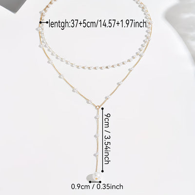 Collar con Perlas Graduadas
