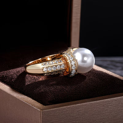 Anillo con Perla de la Corona