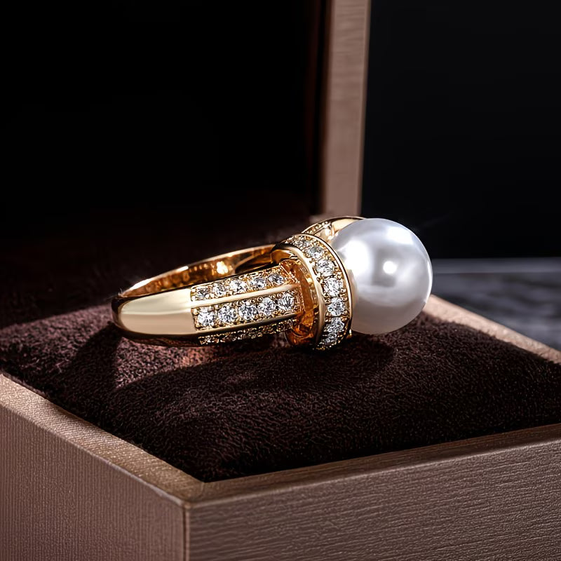 Anillo con Perla de la Corona