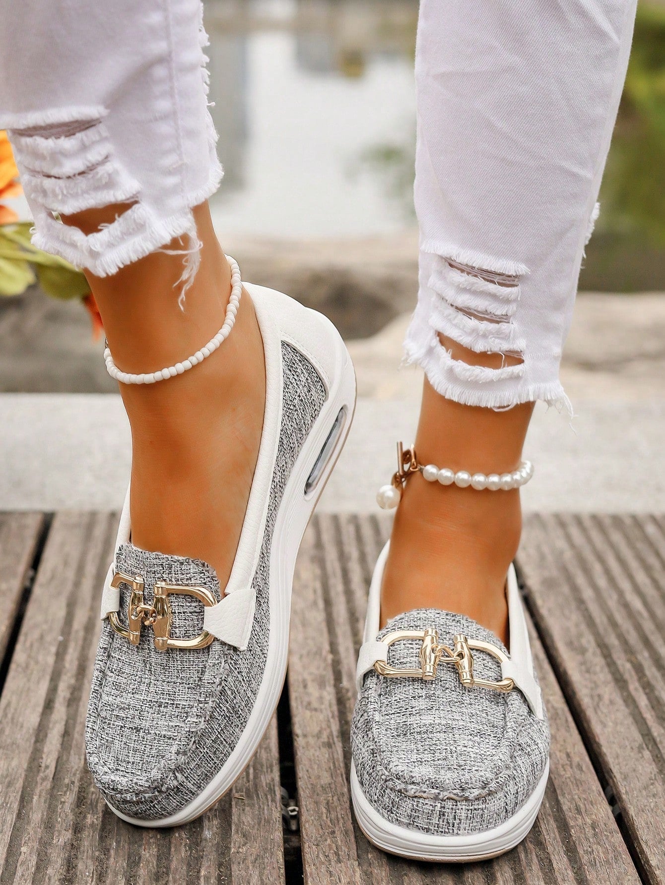 Daniela - Mocasines Plataforma con Hebilla