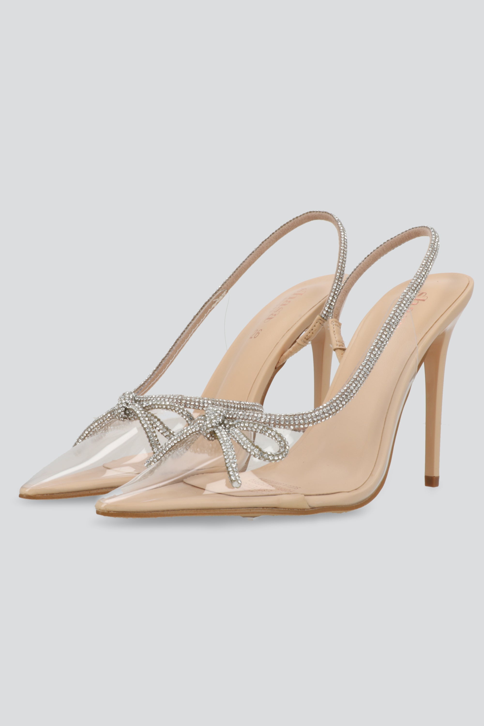 TACON POINTY TRANSPARENTE MOÑO