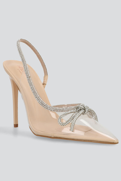 TACON POINTY TRANSPARENTE MOÑO