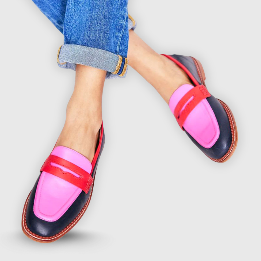 Giuliana - Mocasines de Contraste