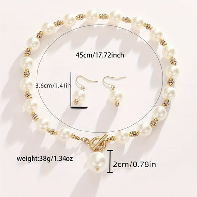 Set de Collares de Perlas Chunky