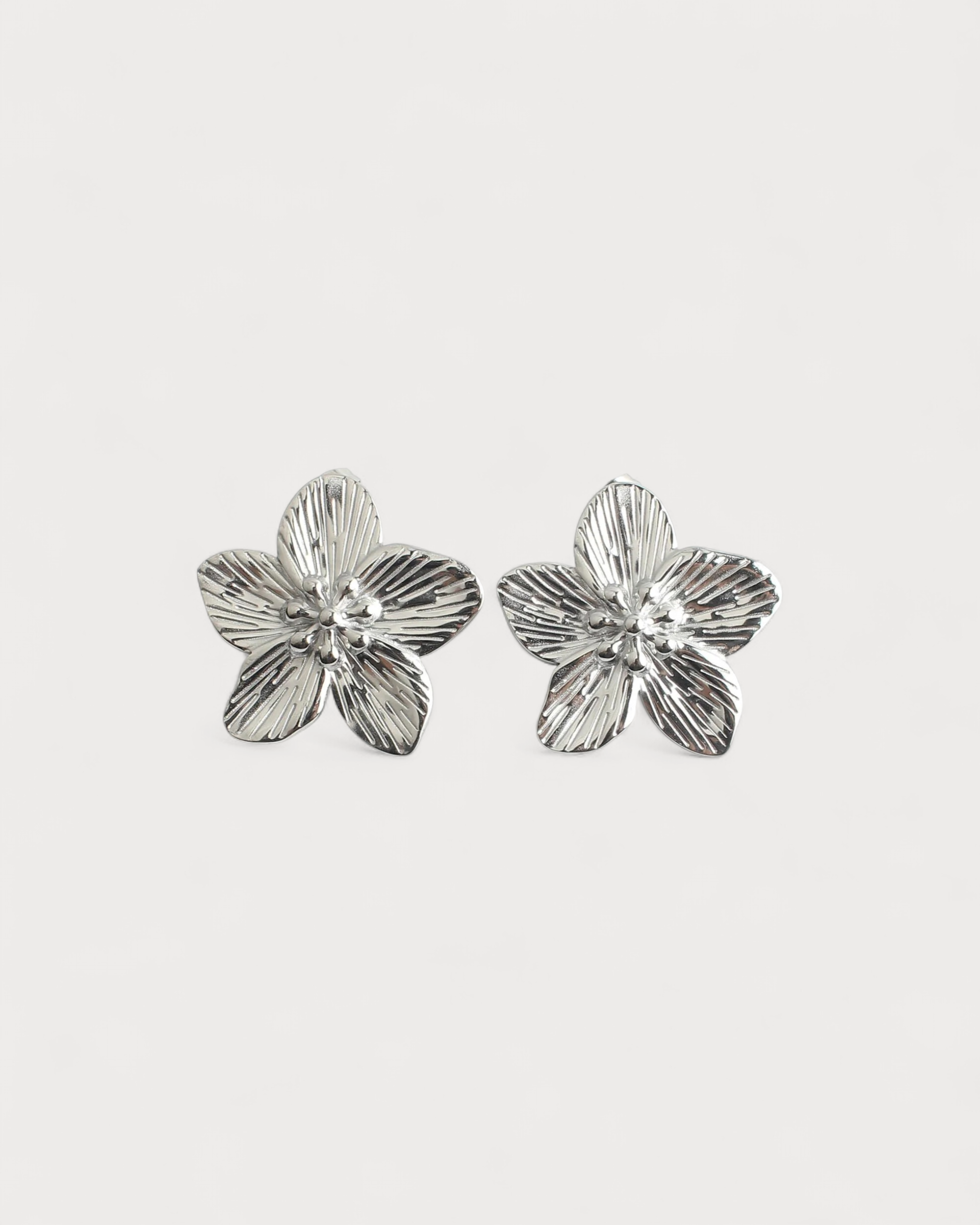 Fleur - Pendientes - Acero inoxidable