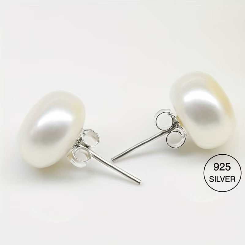Pendientes de perla clásicos