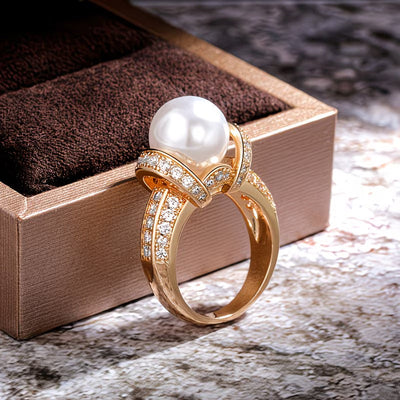 Anillo con Perla de la Corona