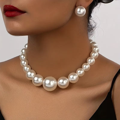 Set de Joyas de Perlas Vintage Clásicas