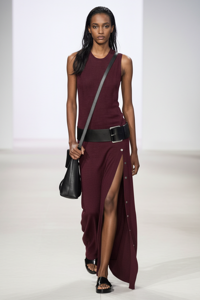 Vestido Maxi con Cinturón