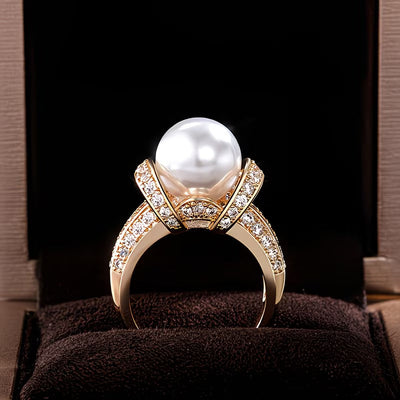 Anillo con Perla de la Corona
