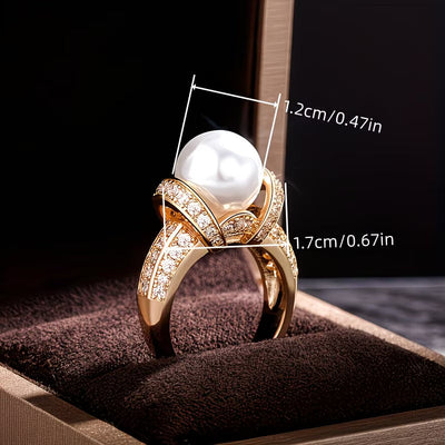 Anillo con Perla de la Corona