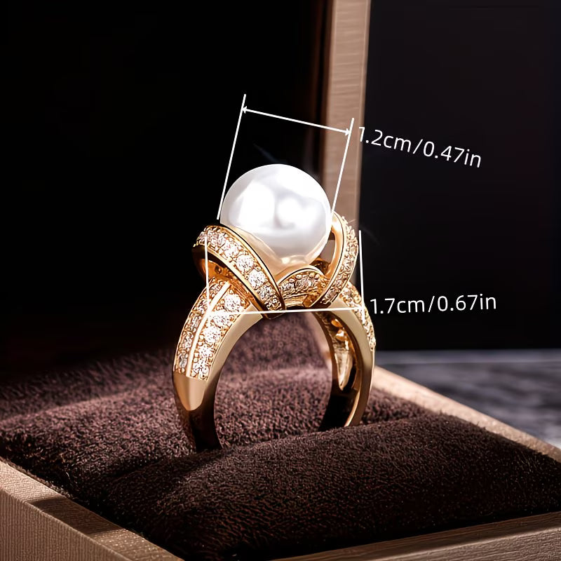Anillo con Perla de la Corona