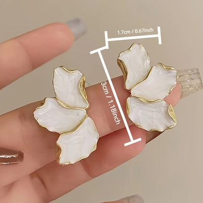 Pendientes de Pétalo de Flor de Perla