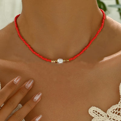 Collar de Perlas Minimal