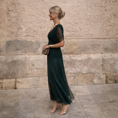 Eliza™ – Elegante vestido verde