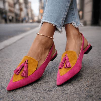 Elena | Sandalias con tiras y flecos