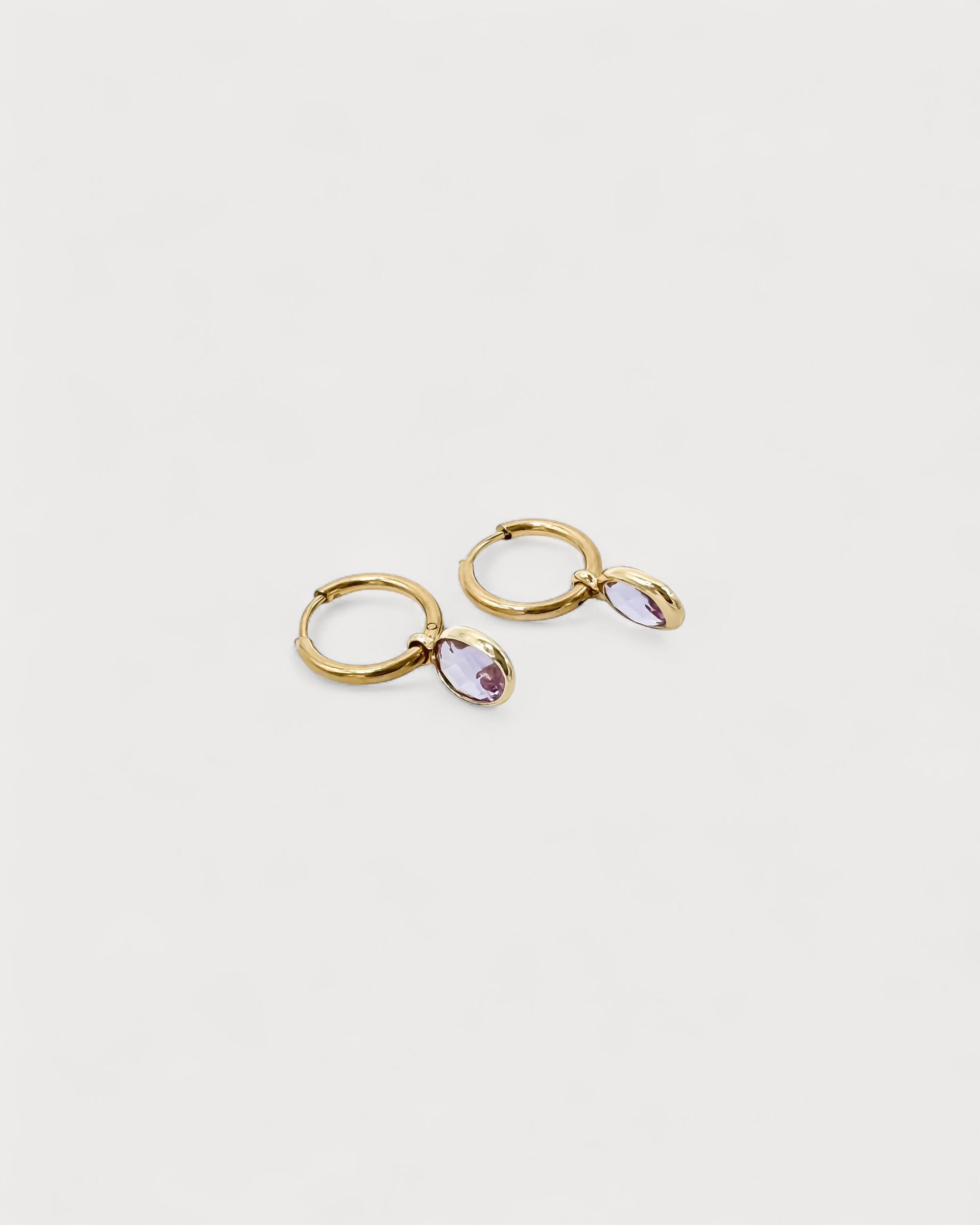 Oval Dana - Pendientes - Acero inoxidable
