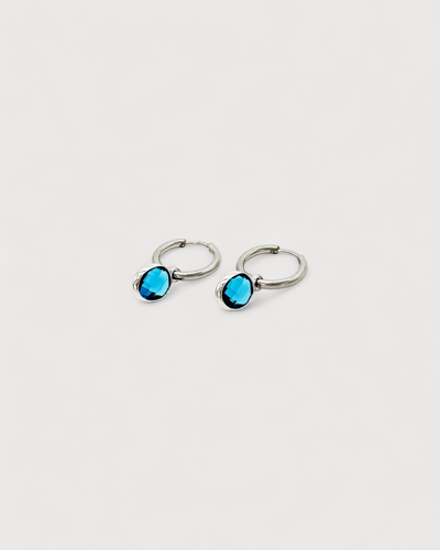 Oval Dana - Pendientes - Acero inoxidable
