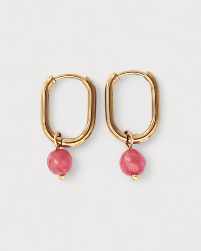 Zuzy - Pendientes - Piedra natural - Acero inoxidable