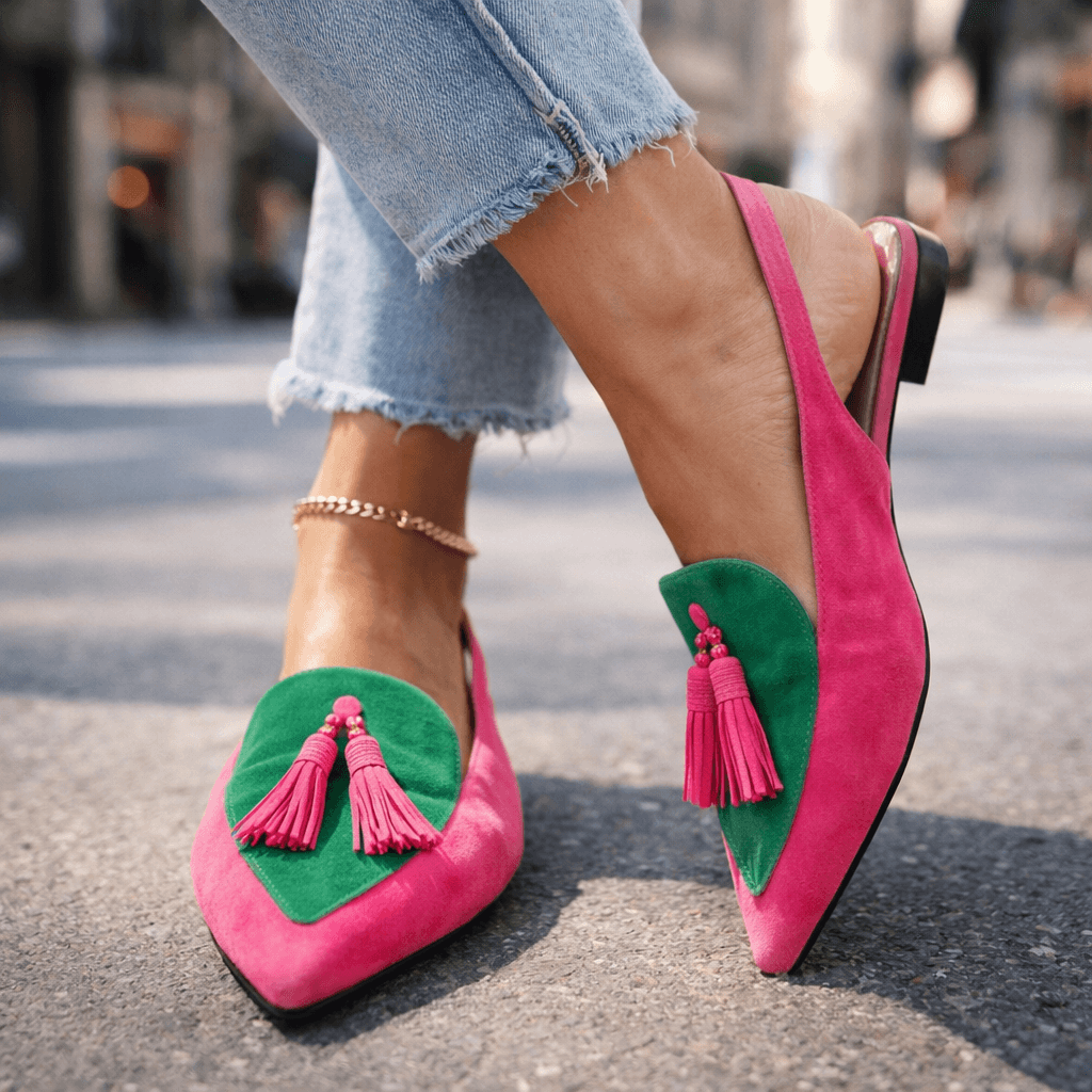 Elena | Sandalias con tiras y flecos
