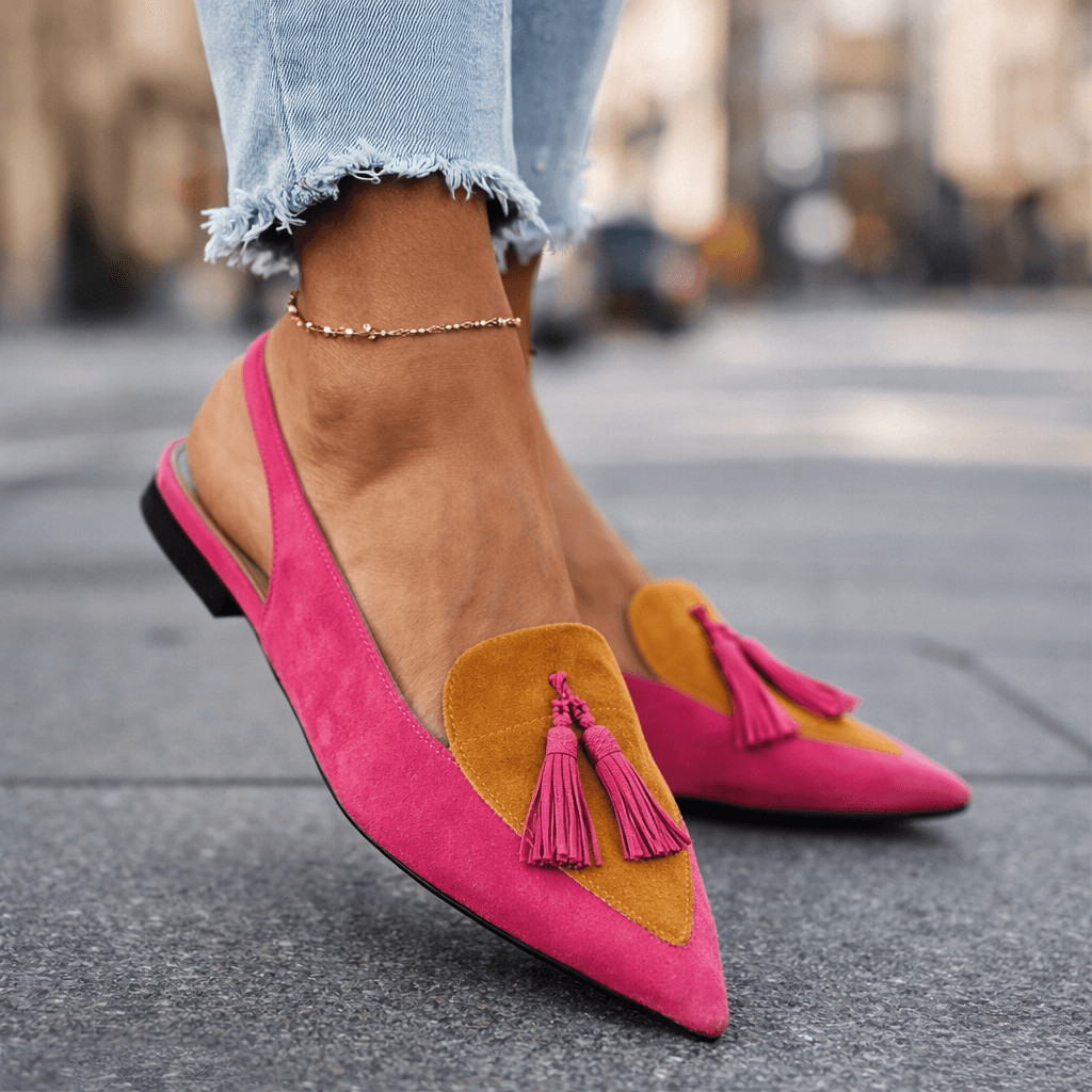 Elena | Sandalias con tiras y flecos