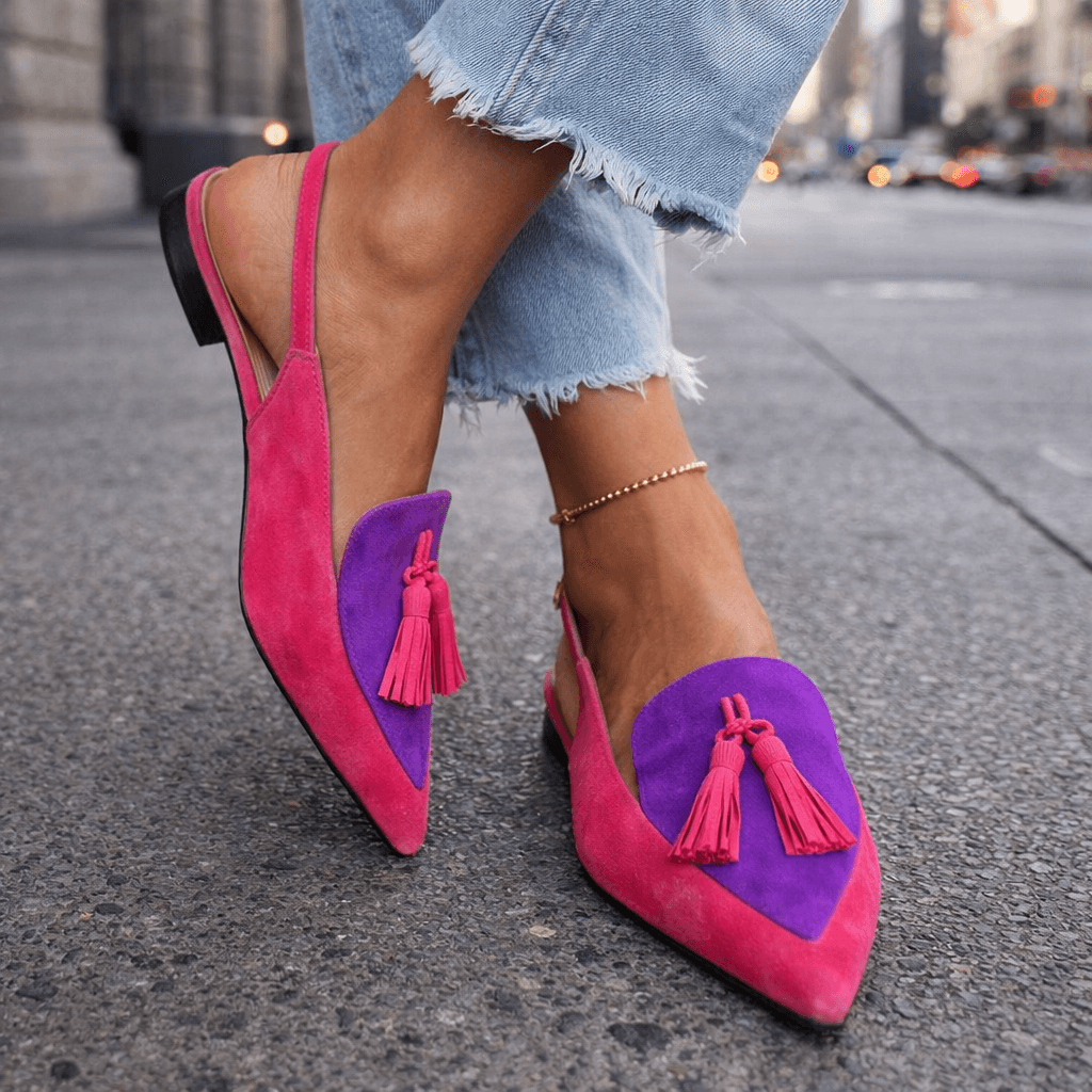 Elena | Sandalias con tiras y flecos