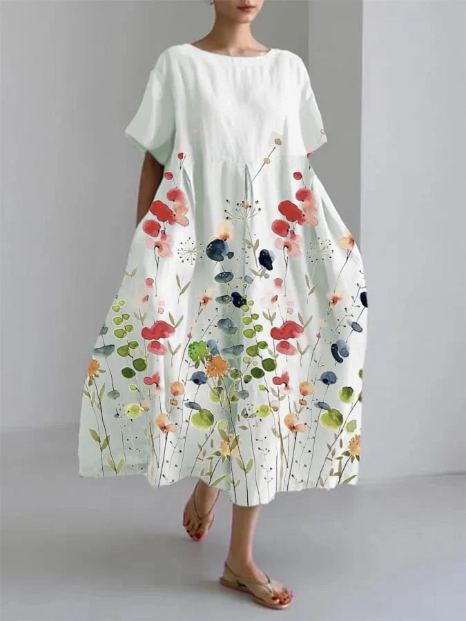 Vestido de verano floral Flereti