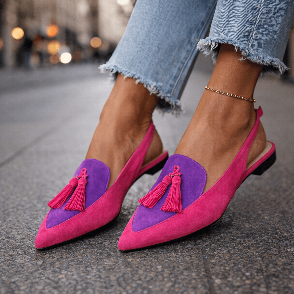 Elena | Sandalias con tiras y flecos