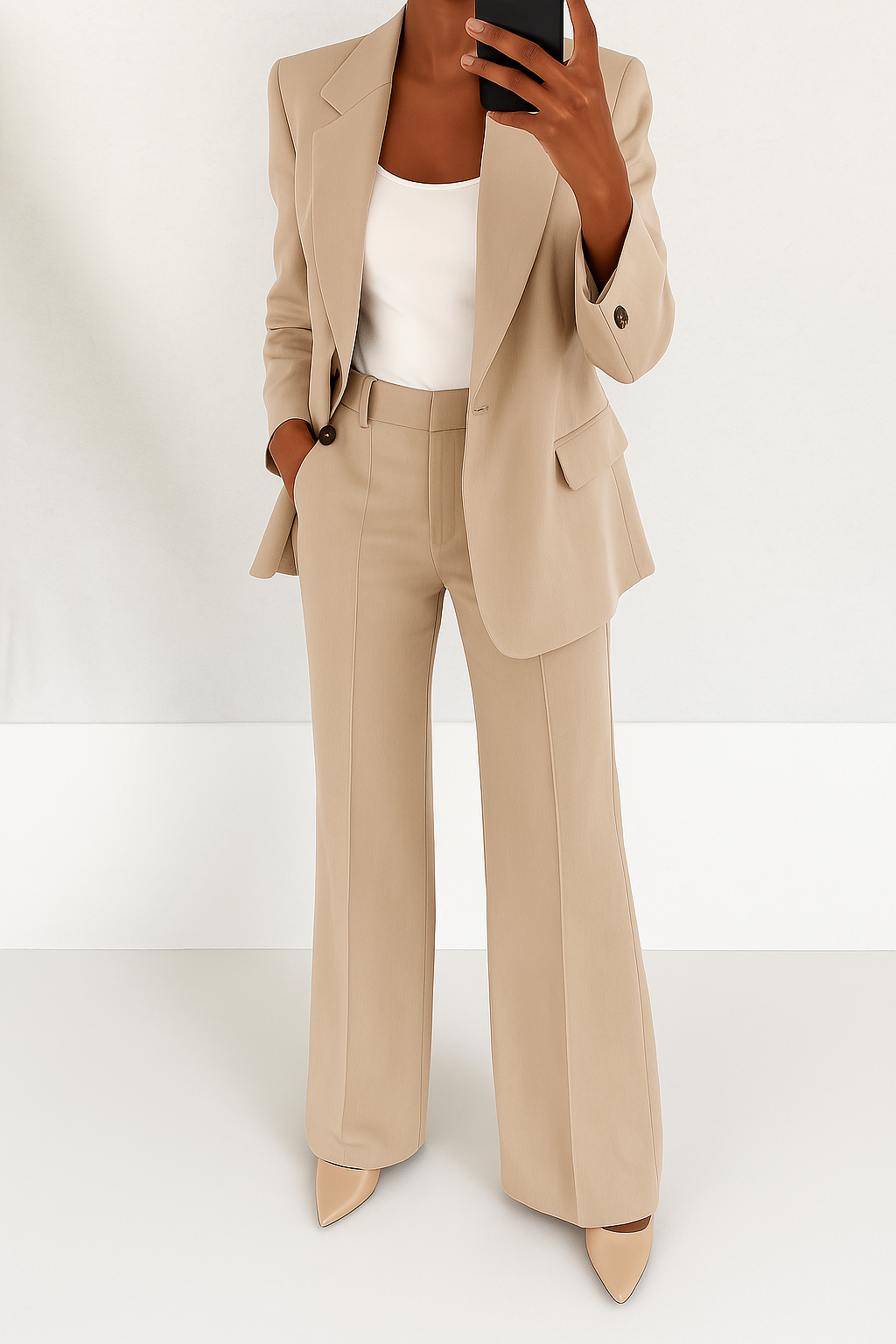 Patrizia | Traje elegante de corte sastre